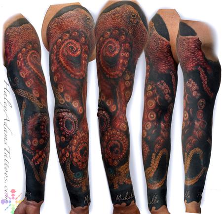 Tattoos - TJ's Octopus sleeve - 134772